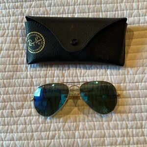 Beautiful Blue Ray Ban glasses